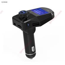 Bluetooth FM Transmitter Car Handsfree Auxiliary Audio Car MP3 Music Player Noise Cancelling Dual USB Car Charger (Black) Car Appliances M8S