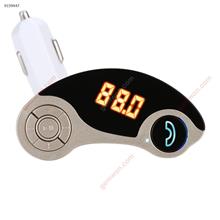 Wireless Bluetooth Car Kit Hands-Free FM Transmitter MP3 Player Dual USB Charger LED Modulator AUX-IN TF Card Port Car Appliances GT86