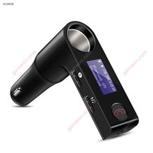 FM Transmitter Hands-free Car Kit Cigarette Lighter Port Wireless FM Modulator Rotating Screen Bluetooth Car MP3 Player(Black) Car Appliances G7S
