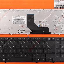 HP ProBook 6560B/EliteBook 8570P BLACK FRAME BLACK(With Point stick ) FR N/A Laptop Keyboard (OEM-A)
