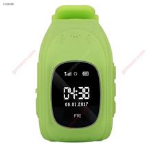 Q50 children Child smart wear LBS positioning watch，APP Multi-Language ， OLED green Smart Wear Q50 CHILDREN WATCH