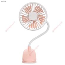Portable Flexible Neck Mini Clip Fan, Desktop Cooling Fan with Adjustable Speed Personal Fan, Suitable for Home, Dormitory, Office (Pink) Camping & Hiking G41904