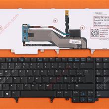 DELL Latitude E6520 E6530 E6540 E5520 BLACK(With Point stick,Backlit,BLUE Printing,WIN8) LA N/A Laptop Keyboard (OEM-B)