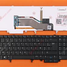 DELL Latitude E6520 E6530 E6540 E5520 BLACK(With Point stick,Backlit,BLUE Printing,WIN8) FR DW0UC 9Z.N5NUC.01E 0CR6XP PK130FH1A21 0YVX4C Laptop Keyboard (OEM-B)