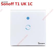 Sonoff T1 1C WiFi & RF 86 Type Smart Wall Touch Light Switch Timer Network Remote Control Smart Home Wireless Switch EU UK Intelligent control SONOFF T1 1C