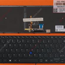 Toshiba Tecra X40-D BLACK FRAME BLACK （Backlit,WIN8） UK G83C000J75US TBM16N33USJ356 Laptop Keyboard (OEM-B)