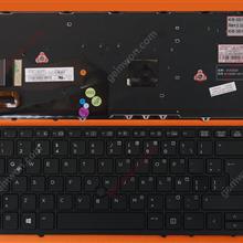 HP EliteBook 840 G1 850 G1 BLACK FRAME BLACK (Backlit,with point,Win8) LA 9Z.N9JBV.201 NSK-CP2BV 736654-161 Laptop Keyboard (OEM-A)