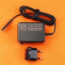 Microsoft 15V1.6A 24W surface PRO 4（Wall Charger Portable Power Adapter）Plug：EU Laptop Adapter 15V 1.6A 24W