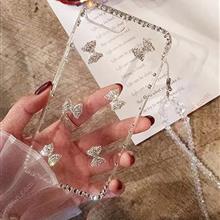 iphone7 plus 
Rhinestone bow mobile phone shell，All-inclusive soft shell Case IPHONE7 PLUSRHINESTONE BOW MOBILE PHONE SHELL