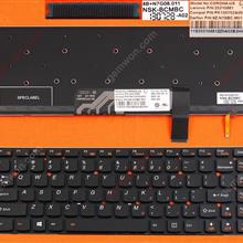 Lenovo V4400 V4400U BLACK(Without FRAME,Backlit,WIN8） US N/A Laptop Keyboard (OEM-B)