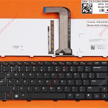 DELL XPS L502 New Inspiron 14R/Inspiron N4110 M4110 N4050 M4040 N411Z GLOSSY FRAME BLACK(Backlit) US AER15U00406 V180323WS1US Laptop Keyboard (OEM-B)