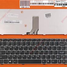 LENOVO Y480 GRAY FRAME BLACK WIN8 US N/A Laptop Keyboard (OEM-B)