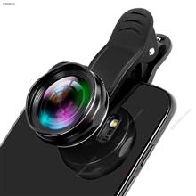 Phone Lens Kit, ANARONA 2 in 1 Professional 5K HD Phone Camera Lens, 0.45X Wide Angle Lens + 15X Macro Lens with Universal Clip-On for iPhone, Samsung, Most Smartphones & Tablets (Black) Other N/A