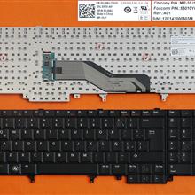 DELL Latitude E6520 BLACK(Without Point stick) LA P/N：MP-10J16F06886  550110E00-515-G  12H024800983M Laptop Keyboard (OEM-B)
