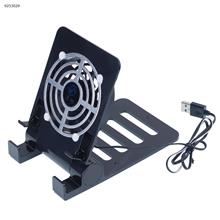 IPad and mobile phone general radiator, lazy supporter, switch fan cooling, black Case LB-S8
