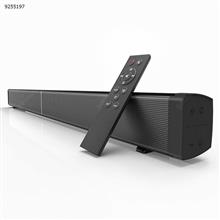 32-Inch 2.0 Channel Sound Bars for TV Wireless Bluetooth Speaker Home Theater System, 4 Speakers Strong Bass, Optical Coaxial AUX USB and TF Card, Wall Mountable, Remote Control（US） Iron art LP-09