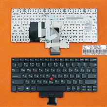 Lenovo Thinkpad E220 E220s S220 BLACK FRAME BLACK(WIN8,With Point stick,GRAY Printing) RU 0A62140 04W0937 Laptop Keyboard (OEM-B)