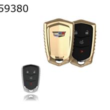 Cadillac ATSL/SRX/XTS Car Key Shell Plating TPU Key Pack（Gold  highlights） Autocar Decorations TPU