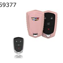 Cadillac ATSL/SRX/XTS Car Key Shell Plating TPU Key Pack（Pink  matte ） Autocar Decorations TPU