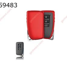 Lexus TPU soft key package ELS RX NX IS GS RC universal key shell-Red matte Autocar Decorations TPU