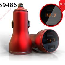 New 3.6A car fast charger car cigarette lighter car charger dual usb mobile phone charger-red Car Appliances MAX3.6A