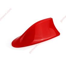 Universal Antenna Car With Blank Radio Shark Fin Antenna Shark Fin Shaped Radio Signal Decorative(Red) Autocar Decorations ABS