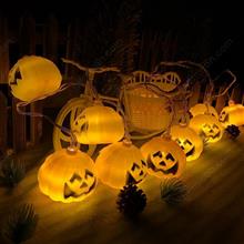 LED pumpkin light string lights Halloween ghost decoration bar KTV layout（1.5 m） Decorative light LED PUMPKIN LIGHTS
