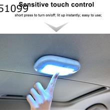Universal USB White  Rechargeable LED Reading Light for Car Floor Room Roof Doom Ceiling Lamp Magnetic LED Night Light Lamp Auto Replacement Parts Y-975