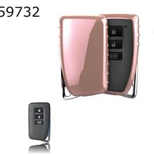 Lexus TPU soft key package ELS RX NX IS GS RC universal key shell-Pink highlights Autocar Decorations TPU