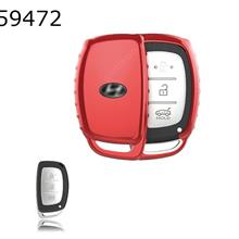 Hyundai Auto Elantra /MISTRA/SONATA/ Tucson IX25/TX35 Car Key Cover（Red highlights ） Autocar Decorations TPU