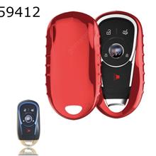 Car TPU Soft Key Pack GM New LaCrosse / Encore / Envision / Verano Shell Cover（Red highlights ） Autocar Decorations TPU