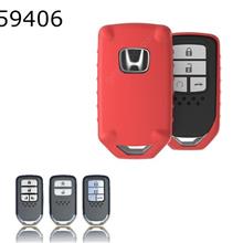 Honda Odyssey Fit Car Key Case TPU Key Shell Plating Drop Key Set（Red matte ） Autocar Decorations TPU