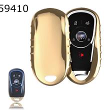 Car TPU Soft Key Pack GM New LaCrosse / Encore / Envision / Verano Shell Cover（Gold  highlights） Autocar Decorations TPU