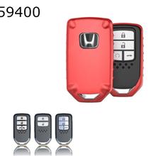 Honda Odyssey Fit Car Key Case TPU Key Shell Plating Drop Key Set（Red highlights ） Autocar Decorations TPU