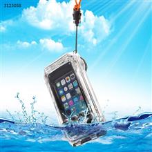 Waterproof Case Underwater Mobile Phone Case 40m Swimming Diving Photo Case iPhone 6 / 6s (Transparent + Black) Water sports equipment WD-C