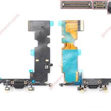 Charging Dock Port Connector with Flex Cable for iPhone 8 plus black OEM Usb Charging Port IPHONE 8 PLUS  821-01153-07