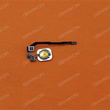 Complete Home Button with Flex Ribbon Cable for iPhone 5S White Flex Cable IPHONE 5