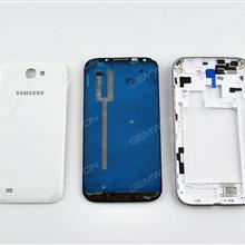 Complete (Upper Frame+Middle Frame+Battery Cover)For SAMSUNG Galaxy Note 2,WHITE Back Cover SAMSUNG N7100