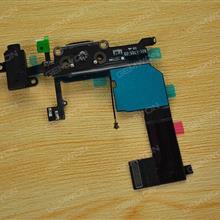 Charging Audio Dock Port Connector with Flex Cable For iPhone 5C(black) OEM Usb Charging Port IPHONE 5C 821-1705