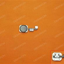 Complete black  Home Button with Flex Ribbon Cable for iPhone6 4.7