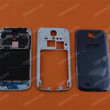 Complete (Upper Frame+Middle Frame+Battery Cover)For SAMSUNG Galaxy S4,BLUE Back Cover SAMSUNG I9500