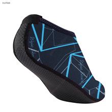 Quick-drying printing diving socks snorkeling socks swimming socks beach socks shoes snorkeling socks coral shoe cover (size 38-39, blue printing) Outdoor Clothing WD-shoes