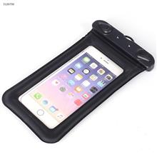 Airbag Floating Phone Waterproof Case Transparent Swimming Touch Touchscreen Waterproof Case Mobile Phone Bag Inflatable Mobile Phone Waterproof Bag, Black Water sports equipment WD-f009
