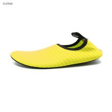 Soft beach socks shoes men and women snorkeling children wading upstream swimming shoes quick-drying non-slip feet barefoot patch shoes (size 42-43, yellow) Outdoor Clothing WD-shoes
