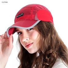 Outdoor summer quick-drying mesh cap sun hat Waterproof lovers cap baseball cap Summer sports hat (red) Outdoor Clothing WD-GDSWM1601