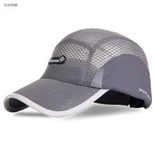 Summer quick-drying mesh cap sun hat Waterproof unisex baseball cap summer sport hat (grey) Outdoor Clothing WD-GDSWM1601