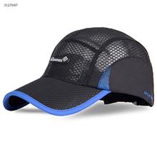 Outdoor summer quick-drying mesh cap sun hat Waterproof lovers long-base baseball cap Summer sports hat (black) Outdoor Clothing WD-GDSWM1601