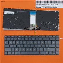 HP Pavilion 14-ab BLACK (backlit,Without FRAME,Win8) UK V150546BS3 Laptop Keyboard (OEM-B)