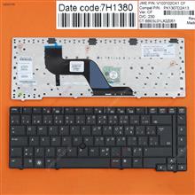HP EliteBook 8440P 8440W BLACK(With Point stick) CA/CF 6099839-121 Laptop Keyboard (OEM-B)