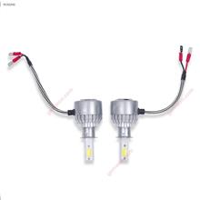 Car led lamp H3 Lights Bulbs LED Headlights 12V 6000K 3800ML  C6 H3  Auto Lamp Auto Replacement Parts C6-H3